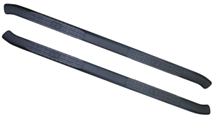 Dodge Ram 1500 Side Steps - Fishbone Offroad - 5-Inch Oval Tubes - Black Textured - `19-`27 Dodge Ram 1500 Side Steps - Fishbone Offroad - 5-Inch Oval Tubes - Black Textured - `19-`27